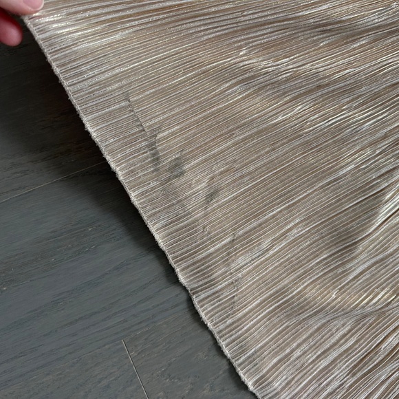 Sabina Musayev MAZE Gold Tiered Maxi Dress Ruffle Sleeve Tie - XS X SMALL - Picture 6 of 13